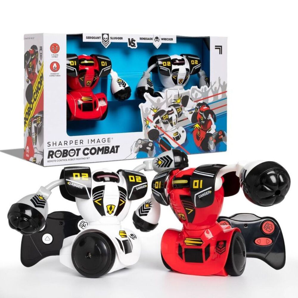Sharper Image Remote Control (RC) Robot Fighting Set Multiplayer